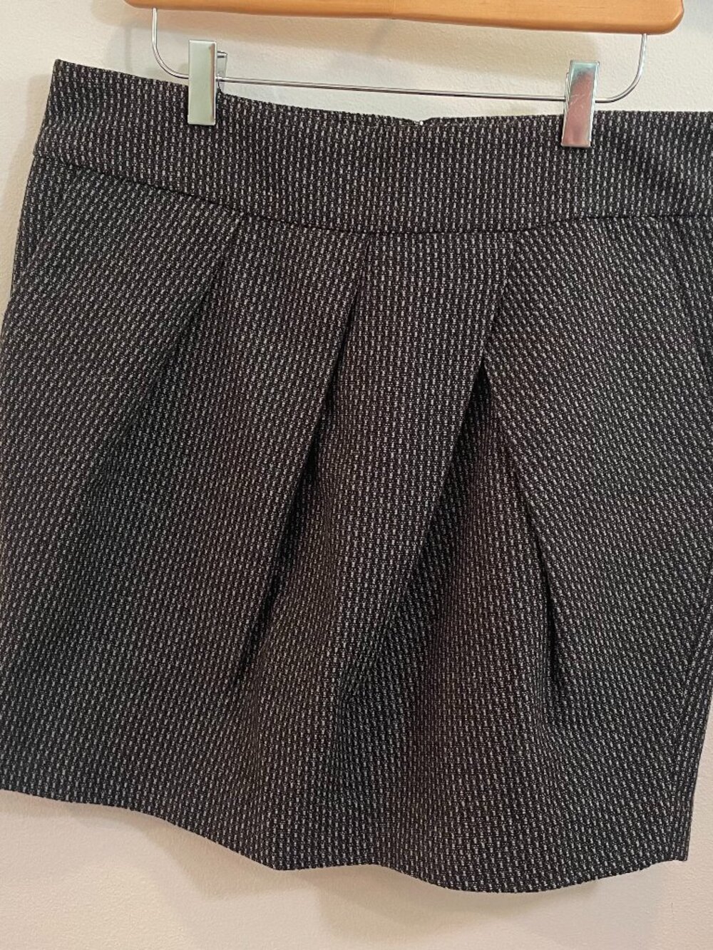 Brooklyn Industries Wool Geometric Mini Skirt Sz 12